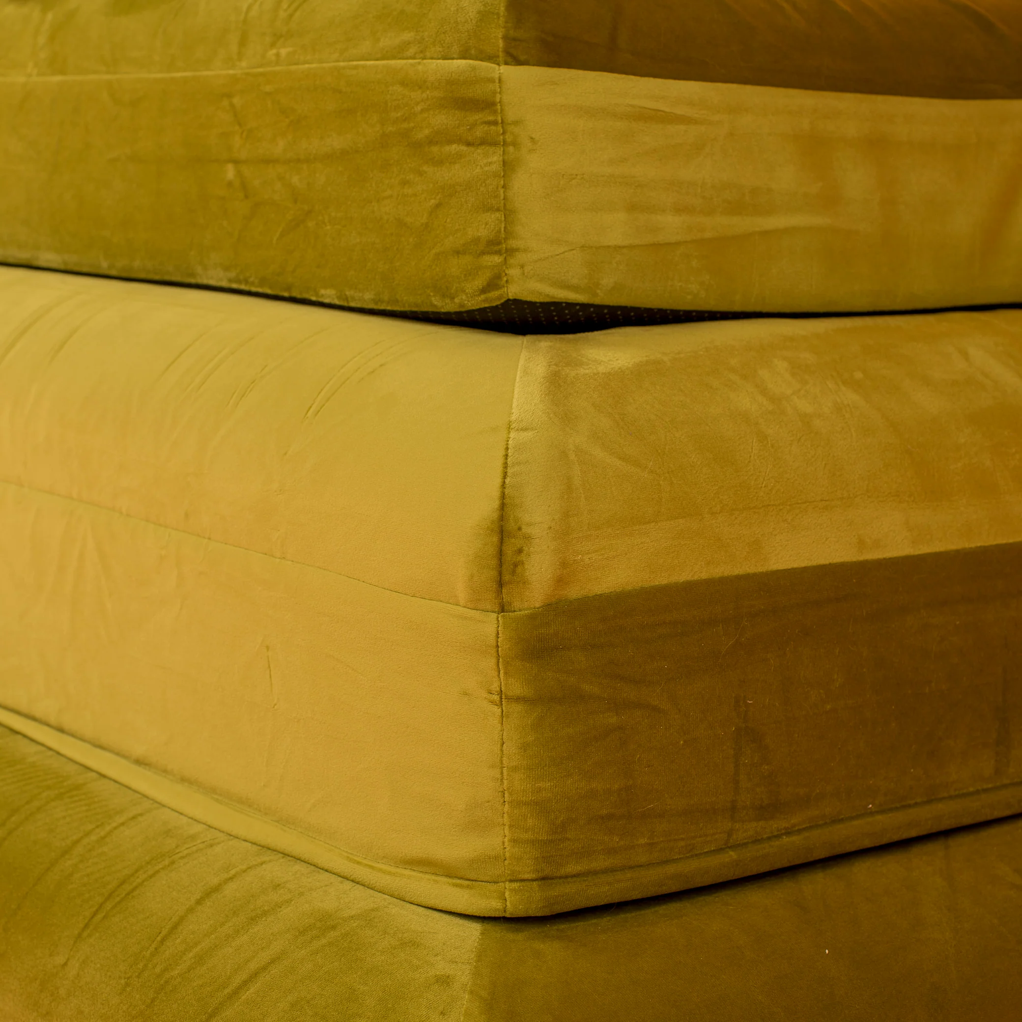 Orthopedic Memory Foam Velvet Dog Bed: Pistachio - Image 19
